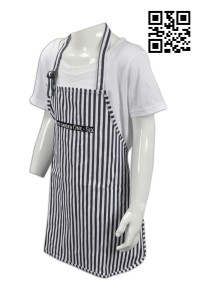 AP072設計間條時尚圍裙 來樣訂造圍裙  餐廳業 飲食 度身訂造圍裙 圍裙制服公司